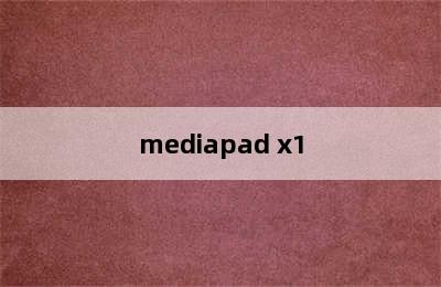 mediapad x1